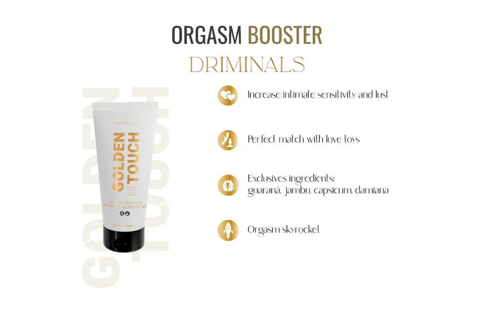 Лубрикант для клитора Driminals Golden Touch Booster усиливающий оргазм, 30 мл Sex Aura Киев - изображение 2