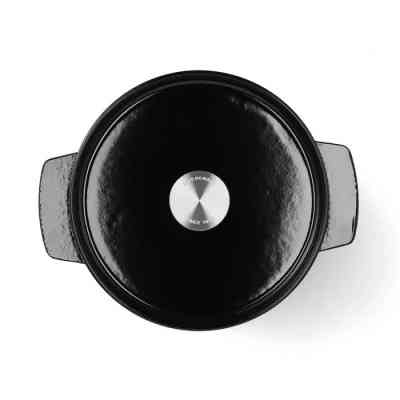 Каструля KitchenAid чавунна з кришкою 3,3 л Чорна (CC006058-001) Вінниця