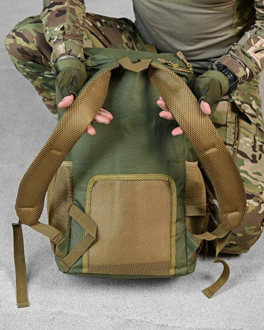 Уристичний рюкзак 60L oliva ДЛ7544 Одеса - фото 10