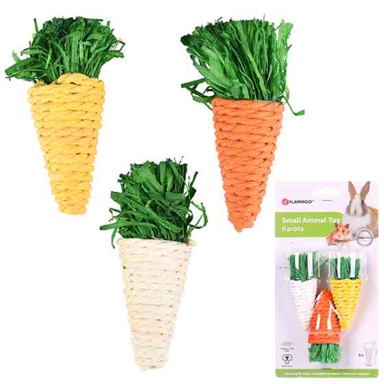 Flamingo Small Carrots ФЛАМИНГО МОРКОВКА игрушка для грызунов Киев