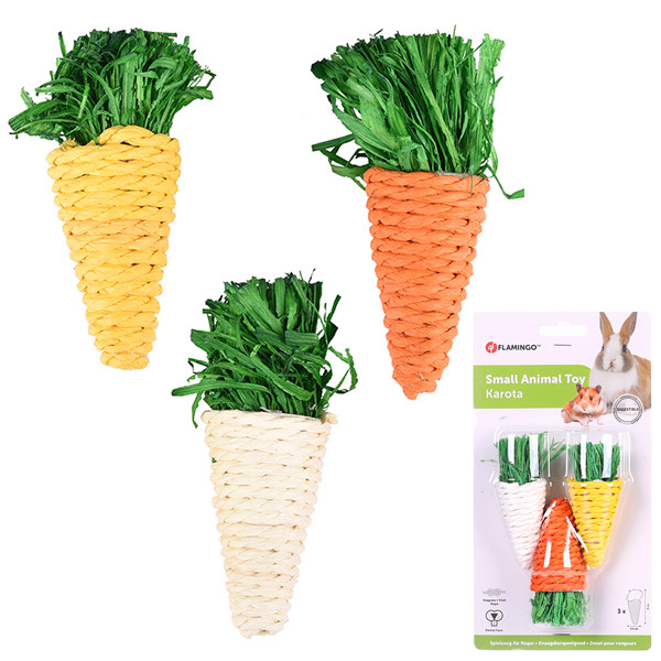 Flamingo Small Carrots ФЛАМИНГО МОРКОВКА игрушка для грызунов Киев - изображение 1