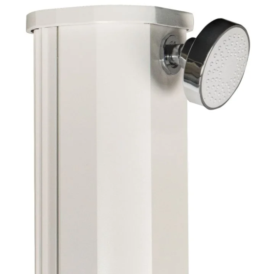 Душ солнечный Aquaviva Big Jolly алюминиевый с мойкой для ног. бежевый (песочный) A320/9001. 35 л Киев