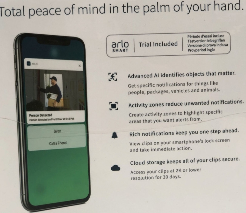 Камера відеоспостереження ARLO Wi-Fi IP Pro 4 Spotlight Київ - фото 3