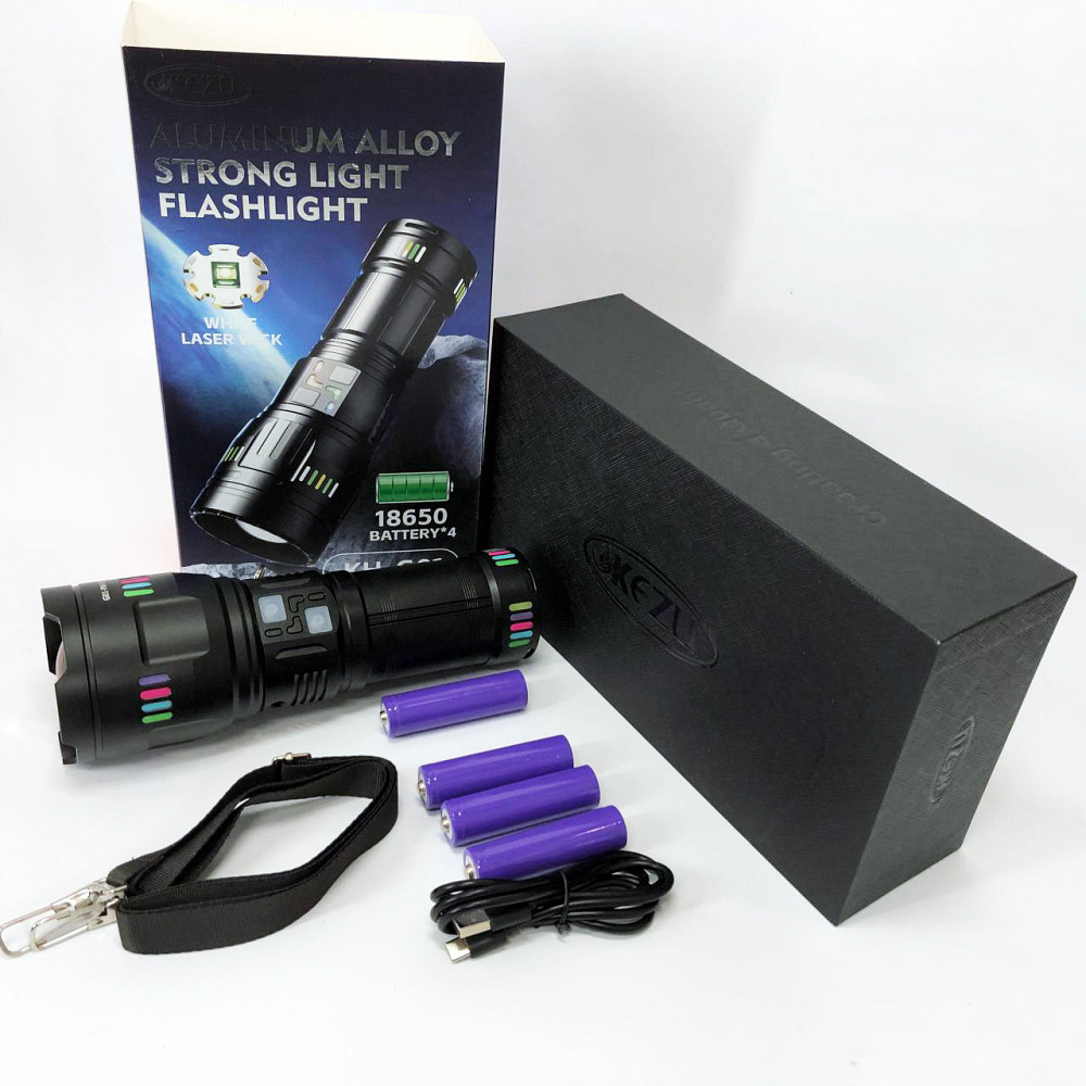 Качественный фонарик G01-PM60-TG, Высококачественный фонарик Мощный аккумуляторный лед WF-85 Львов - изображение 3