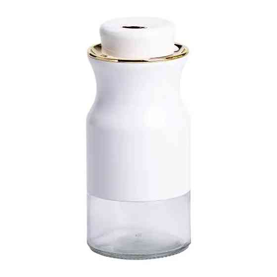 Yiwu Набір для спецій на підставці з пляшками для олії та оцту 8 предметів Білий HP-1360W Київ