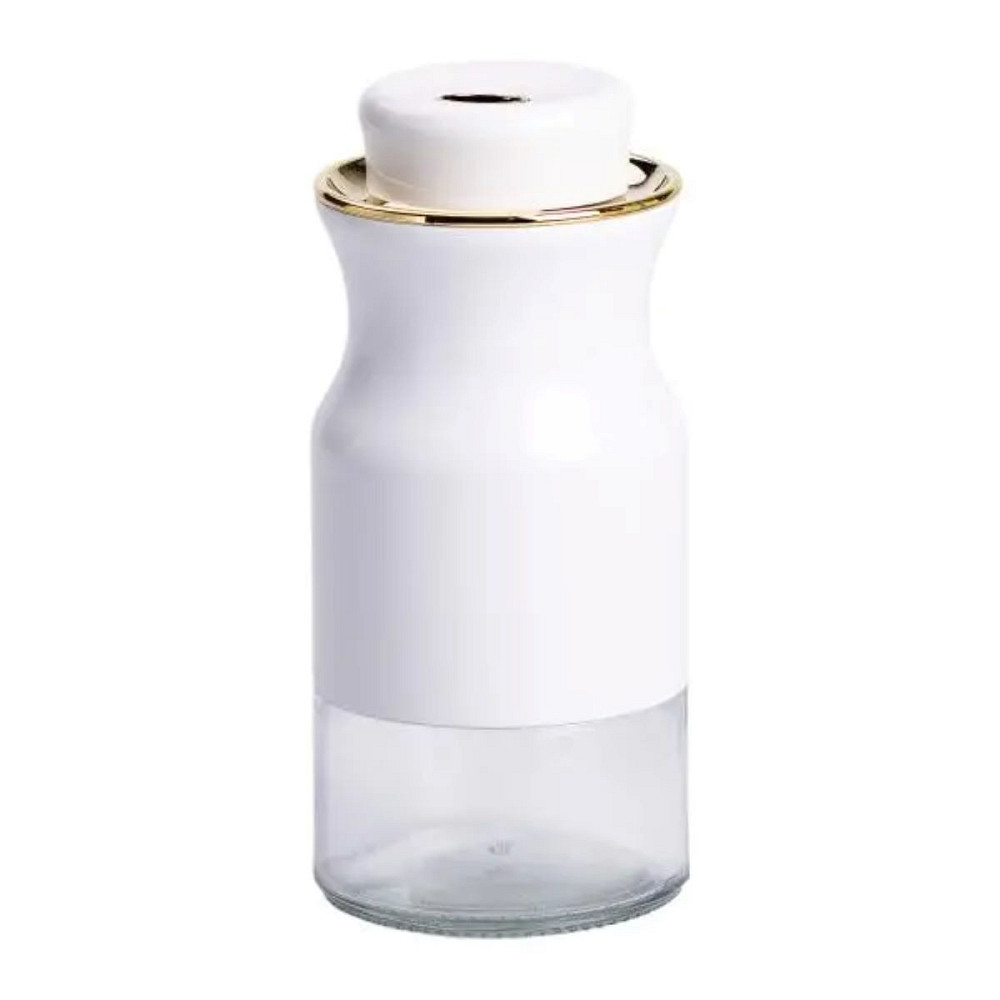 Yiwu Набір для спецій на підставці з пляшками для олії та оцту 8 предметів Білий HP-1360W Киев - изображение 2