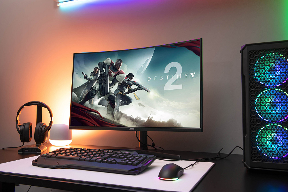 Монітор 2E GAMING 31.5" G3223B 2xHDMI, DP, VA, 2560x1440, 165Hz, 1ms, CURVED, FreeSync, HAS Київ - фото 4