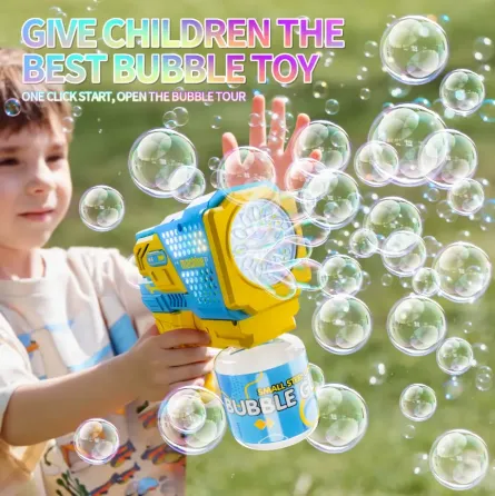 Игрушечный пистолет Бластер генератор мыльных пузырей Bubble Gun Коломыя