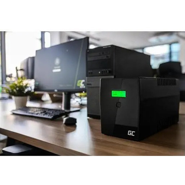 ДБЖ Green Cell 2000VA/1400W (UPS09) джерело безперебійного живлення, упс, безперебійник Київ - фото 3