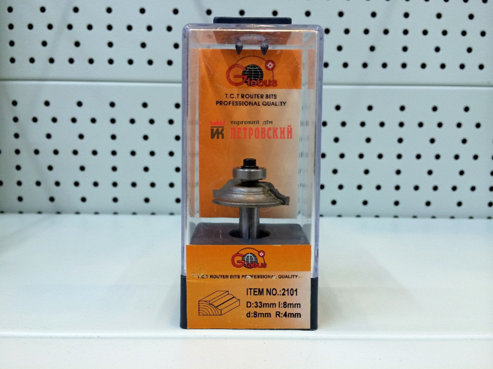 Фреза ГЛОБУС 2101 R4 кромочная калевочная Коломыя - изображение 1