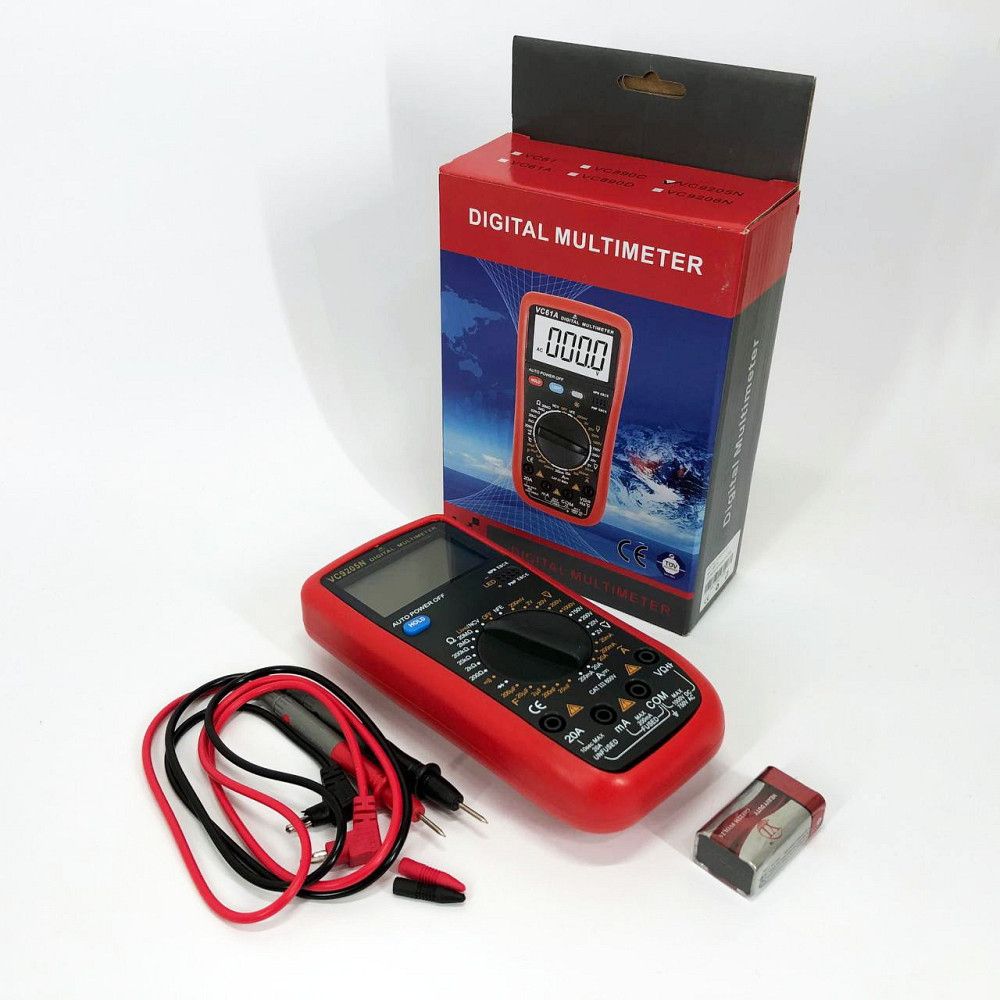 Мультиметр із хорошою точністю VC9205N, Мультиметр із функцією захисту від перевантаження IM-42 Львів - фото 6