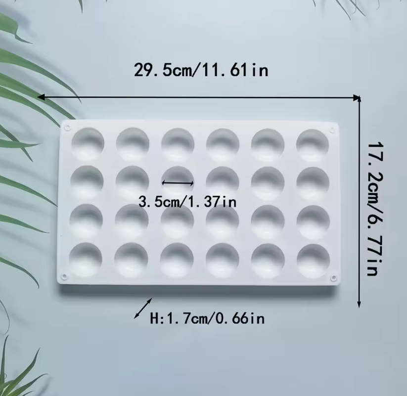 Форма для полусфер Empire, 35 шт, силиконовая, 30×17 см, для духовки и морозильника Одесса - изображение 2