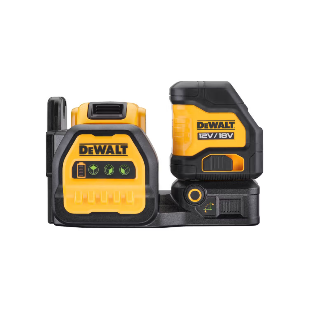 Професійний рівень лазерний лінійний DeWALT DCE088D1G18 : з АКБ, 30м, 2 промені зелені Київ - фото 3