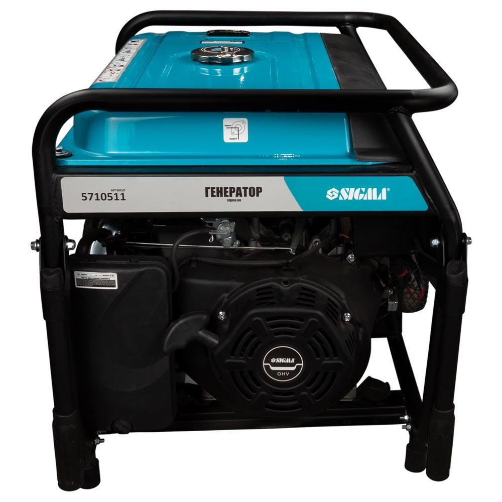 Генератор бензиновий 220-380В 8.5/9.0кВт 4-х тактний електрозапуск SIGMA (5710511) Рівне - фото 4