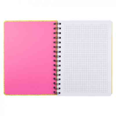 Блокнот Yes А5 80 аркушів на cпіралі з резинкою Hey Helly клітинка (151837) Вінниця