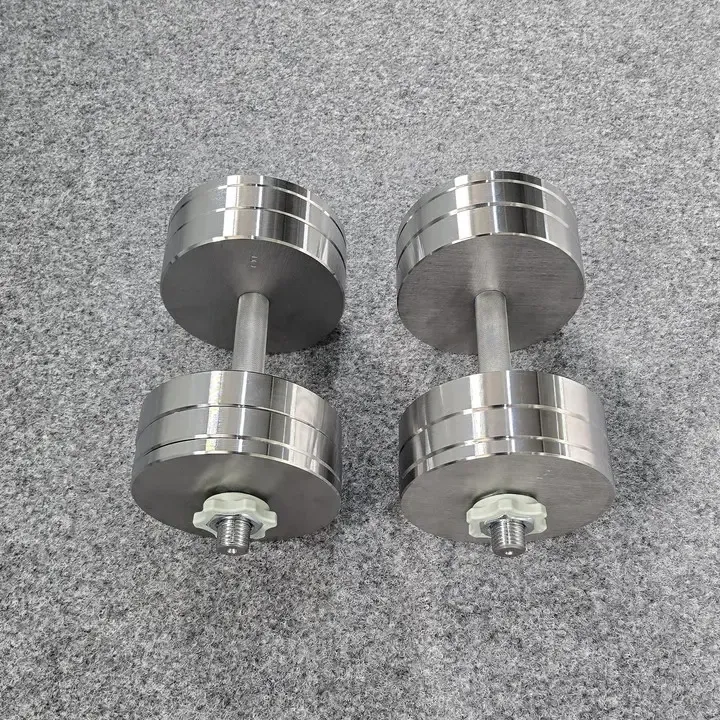 Гантелі складальні 2*24 кг (Загальна вага 48 кг) металеві домашні розбірні для дому Київ - фото 2