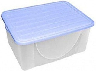 Ємність 45л для зберігання речей прозорий Євро Алеана Житомир - фото 1