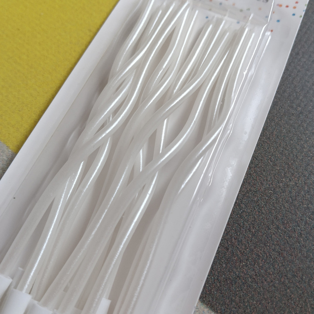 Свічки для торта "хвилясті" 12 шт. білі Київ - фото 2