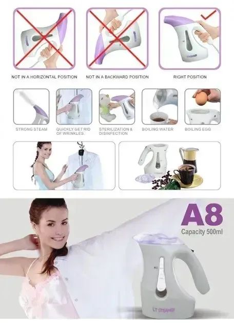 Отпариватель HAND STEAMER A-8 1200Вт Коломыя - изображение 3