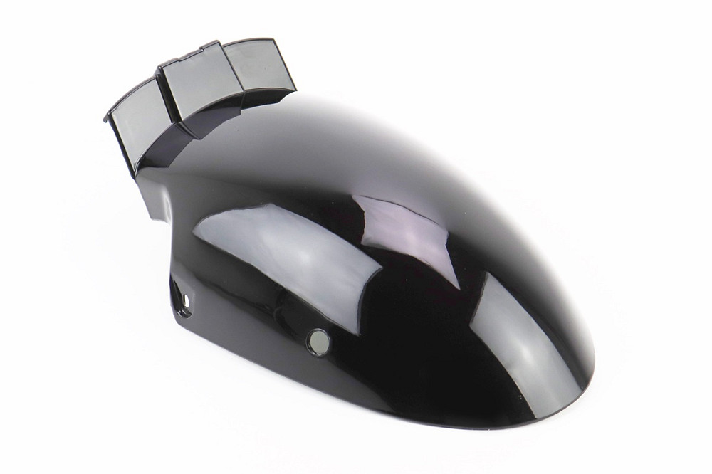 пластик - крило переднє (задня частина), глянцевий ЧОРНИЙ Київ - фото 1