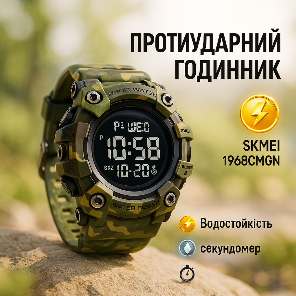 Якісний чоловічий тактичний годинник, Наручний годинник на подарунок військовому Спецназ JE-11 Львів - фото 17