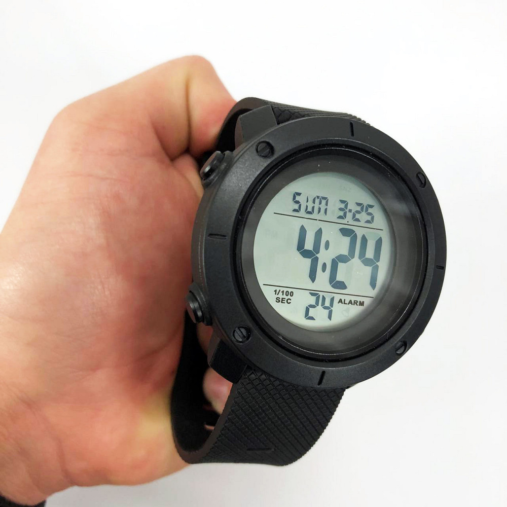 Спортивний міцний годинник SKMEI 1434BKWT, Годинник тактичний протиударний, Годинники YV-456 наручні спортивні Київ - фото 5