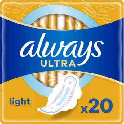 Гігієнічні прокладки Always Ultra Light 20 шт. (8700216022309) Вінниця