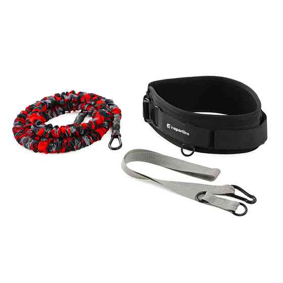 Лента эспандер для упражнений inSPORTline Byfaster 2600 260 см/29 кг черно-красная Киев