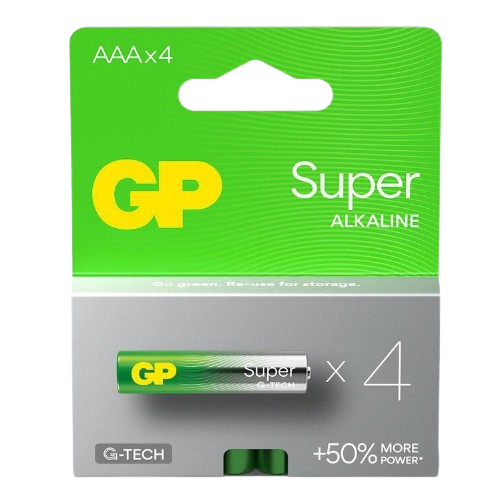 Батарейка лужна AAA/LR03 (бл-4шт) GP Super Житомир - фото 1