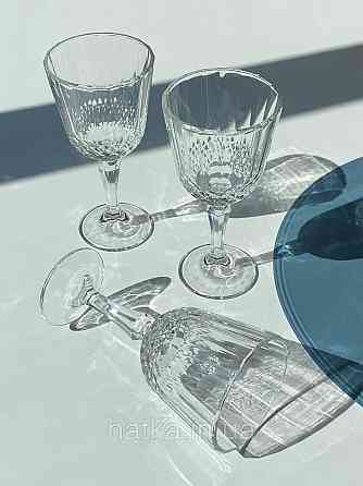 Набір келихів 6 шт "Джесика" 215 мл для вина прозорий для дому та ресторану Київ