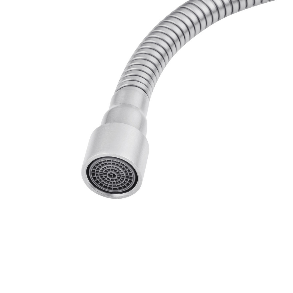 Змішувач для кухні з гнучким виливом Kroner KRP Edelstahl Klassisch - ESG035-1 сатин Київ - фото 8