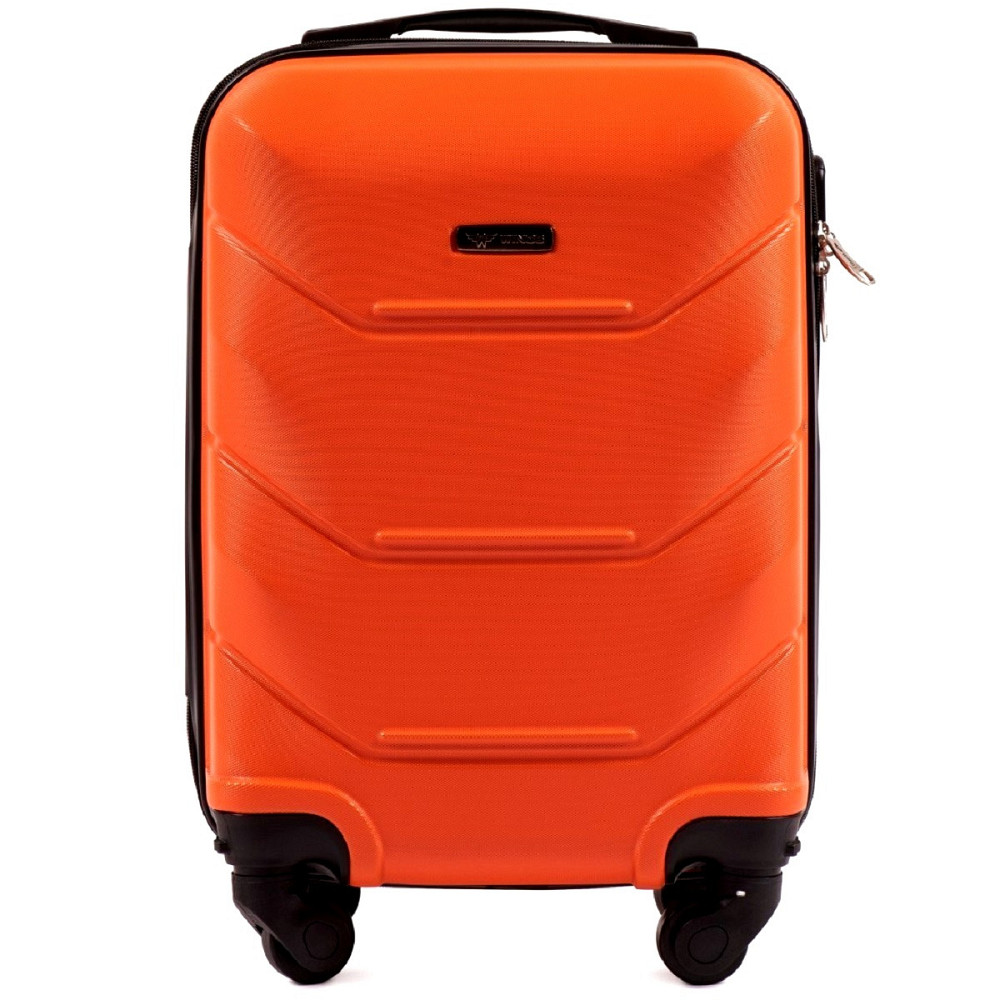 Валіза пластикова WINGS 147 мікро 51 см помаранчева Київ - фото 2