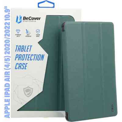Чехол для планшета BeCover Tri Fold Soft TPU Silicone Apple iPad Air (4/5) 2020/2022 10.9" Dark Green (711130) Винница