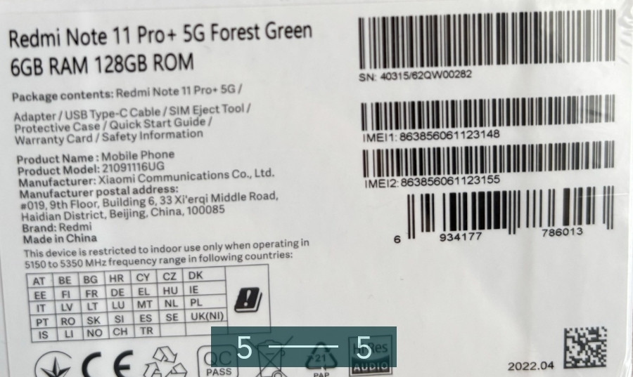 Смартфон Xiaomi Redmi Note 11 Pro + 5G. Київ - фото 1