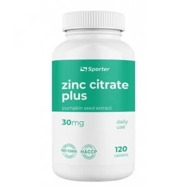 Цинк Sporter Zinc Citrate 120 таб Луцк - изображение 1