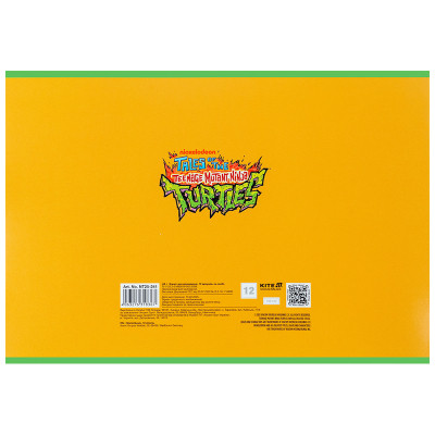 Альбом для рисования Kite Ninja Turtles, 12 листов (NT25-241) Винница - изображение 6