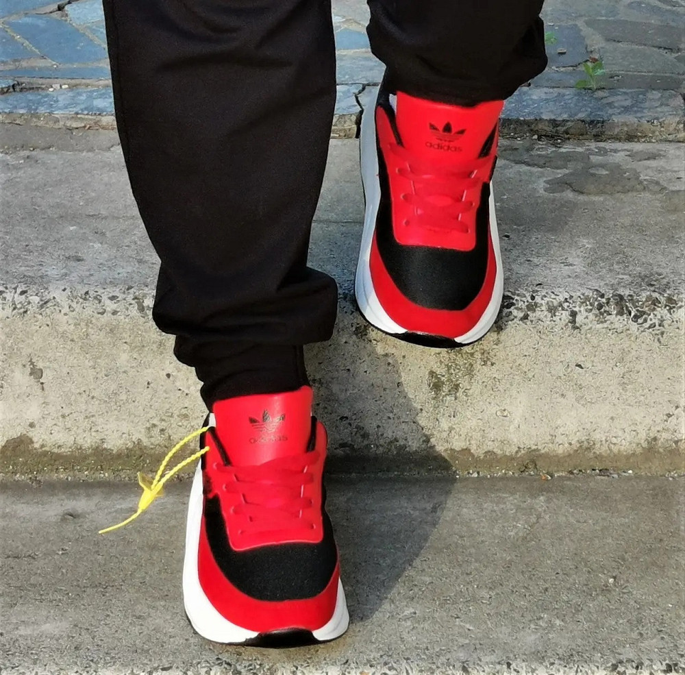 Кроссовки Adidas $harks Мужские Адидас Черные Акулы Красные (размеры: 40,42) Днепр - изображение 2