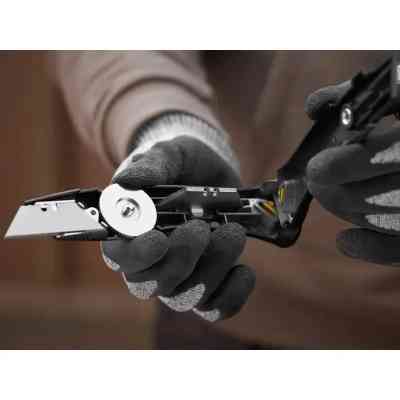 Нож монтажный Stanley "FatMax® Heavy Duty" с фиксированным лезвием для отделочных работ, 165 мм. (FMHT10500-0) Винница