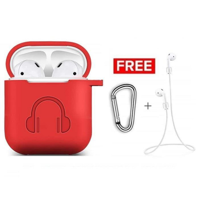 Чохол Pzoz для Apple AirPods 3 в 1 Red Київ - фото 2