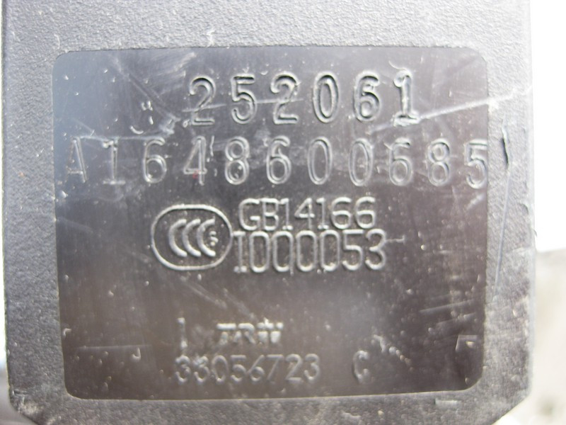 Mercedes-Benz  A1648600685 9C94 Ремінь безпеки 3-й ряд правий чорний GL X164 Одеса - фото 2