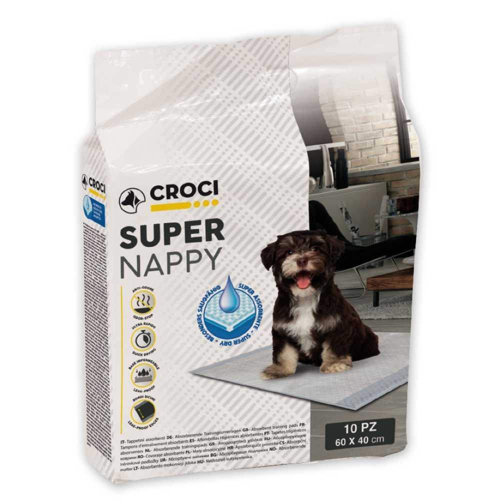 Пелюшки для собак і тварин 60х60 см. 50 шт. Croci Super Nappy (Кроки Супер Неппі) Запоріжжя - фото 1
