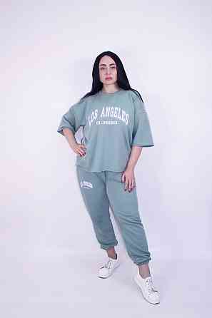 Cпортивный костюм летний женский Оливковый XS-S Харьков