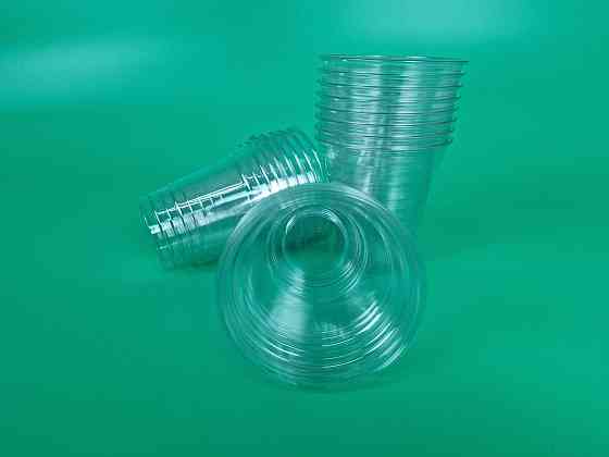 Стакан одноразовий РЕТ щільний, прозорий, 300 мл NEW (50 шт.) Харків