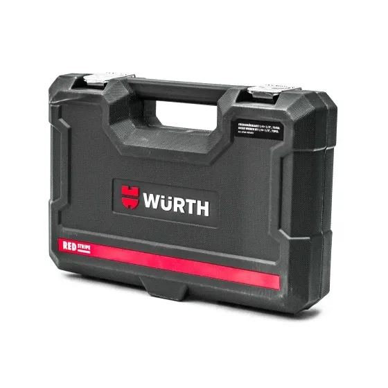 Набір головок торцевих WURTH 5763100154 з тріскачками, 1/4+3/8+1/2IN, 154 шт., RED STRIPE Коломия - фото 3