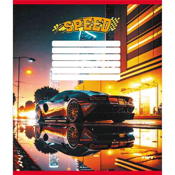 Зошит учнівський "Нічні вогні" 012-520156L-4 в лінію, 12 аркушів Вінниця