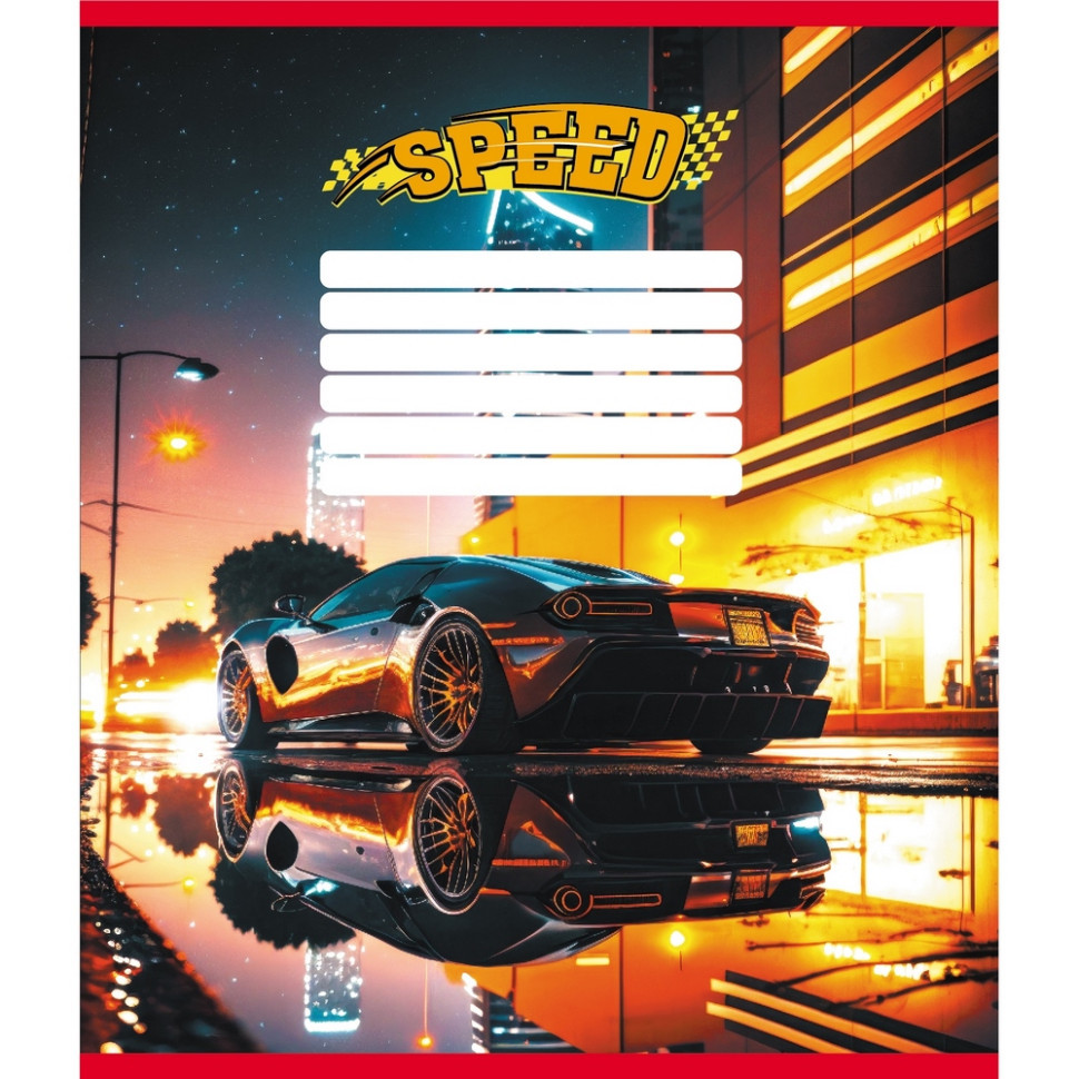 Зошит учнівський "Нічні вогні" 012-520156L-4 в лінію, 12 аркушів Вінниця - фото 1