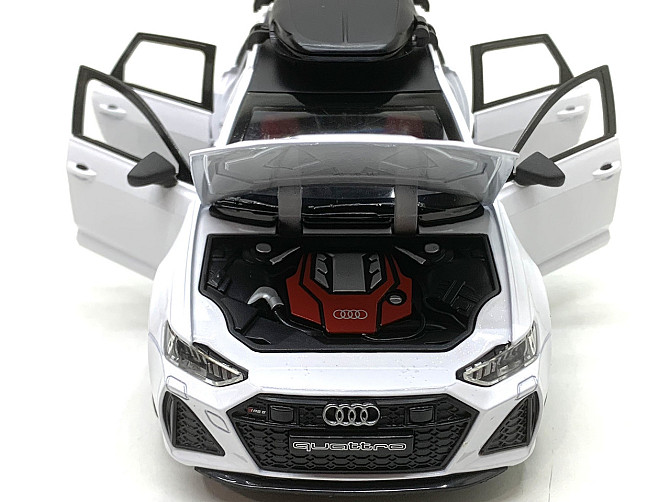 Машина Автосвіт Audi rs 6 інерційна відчиняються двері капот багажник 21см Білий (AP-2026) Чернігів - фото 9