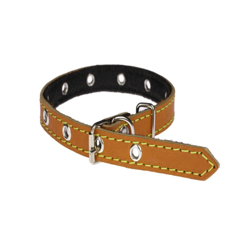 Нашийник 118 14мм "Класик" шкіра + синтепон безрозмірний Вінниця - фото 1