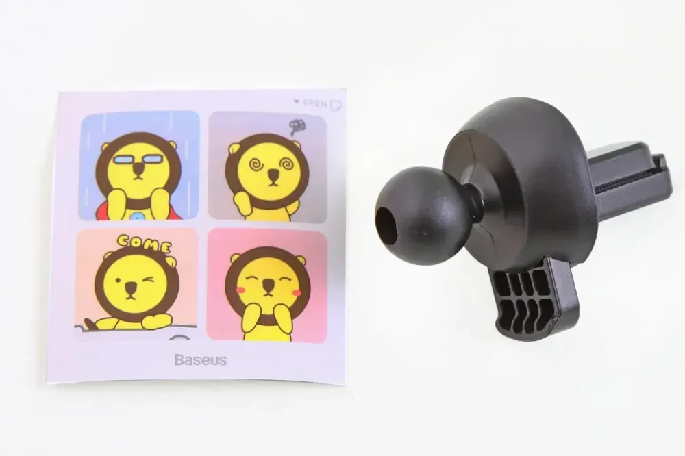 Подставка под телефон на обдув/панель Baseus Easy Control Clamp (стекло) Винница - изображение 2