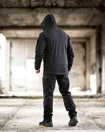 Тактичний костюм Softshell 5в1 LUNAR чорний ТР6407 Одеса